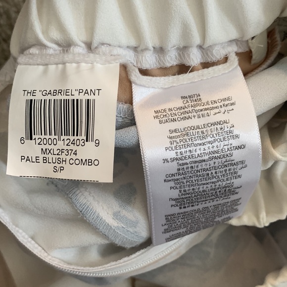 NWOT BCBG Maxazria Runway Gabriel Pant Floral Mesh Pants - Picture 11 of 11